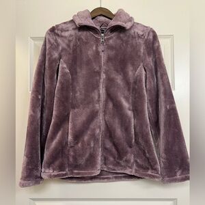 Soft Plush Purple Women’s Jacket SUPER SOFT super warm Pockets 32 Degrees zip-up